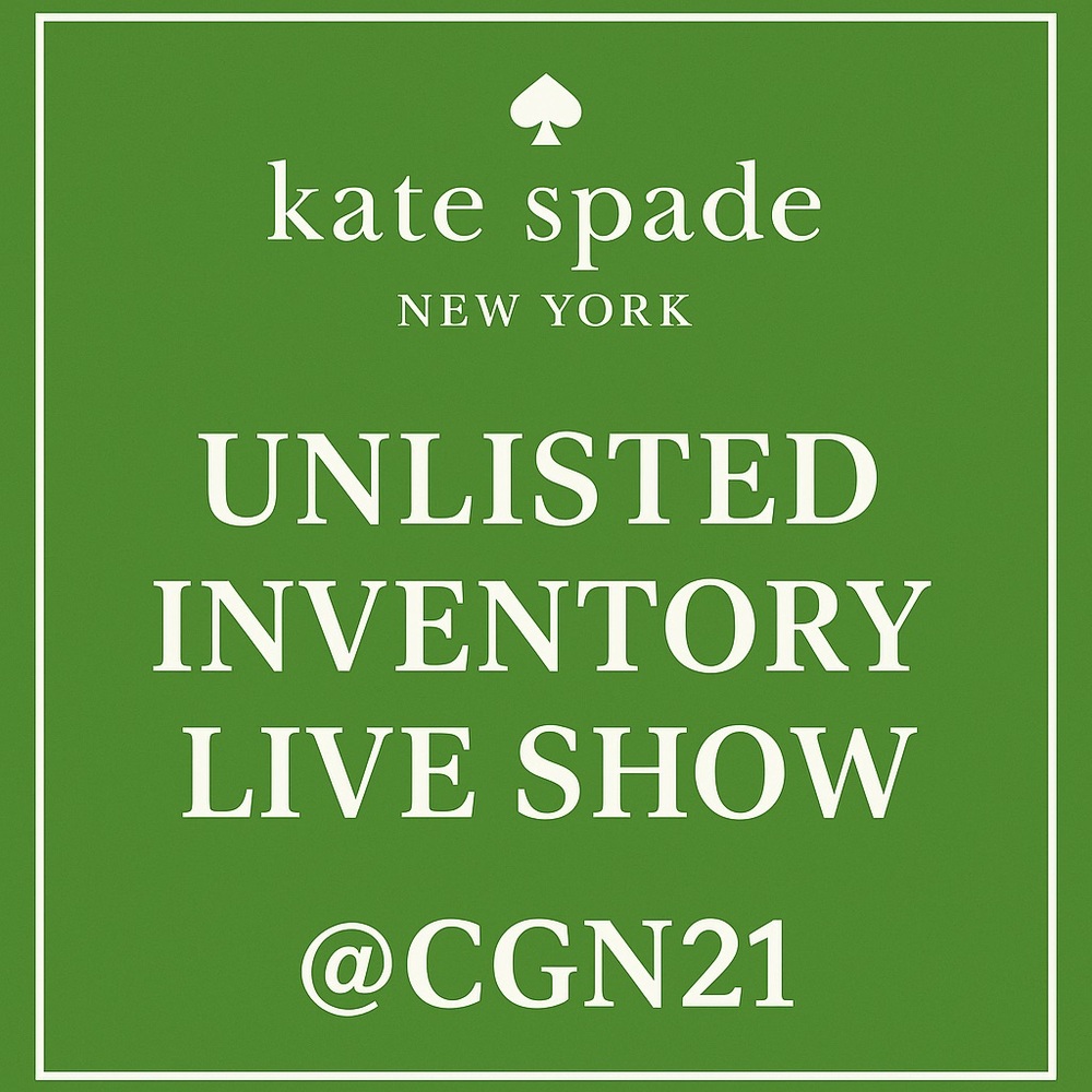 Kate Spade Unlisted Inventory for Live Show